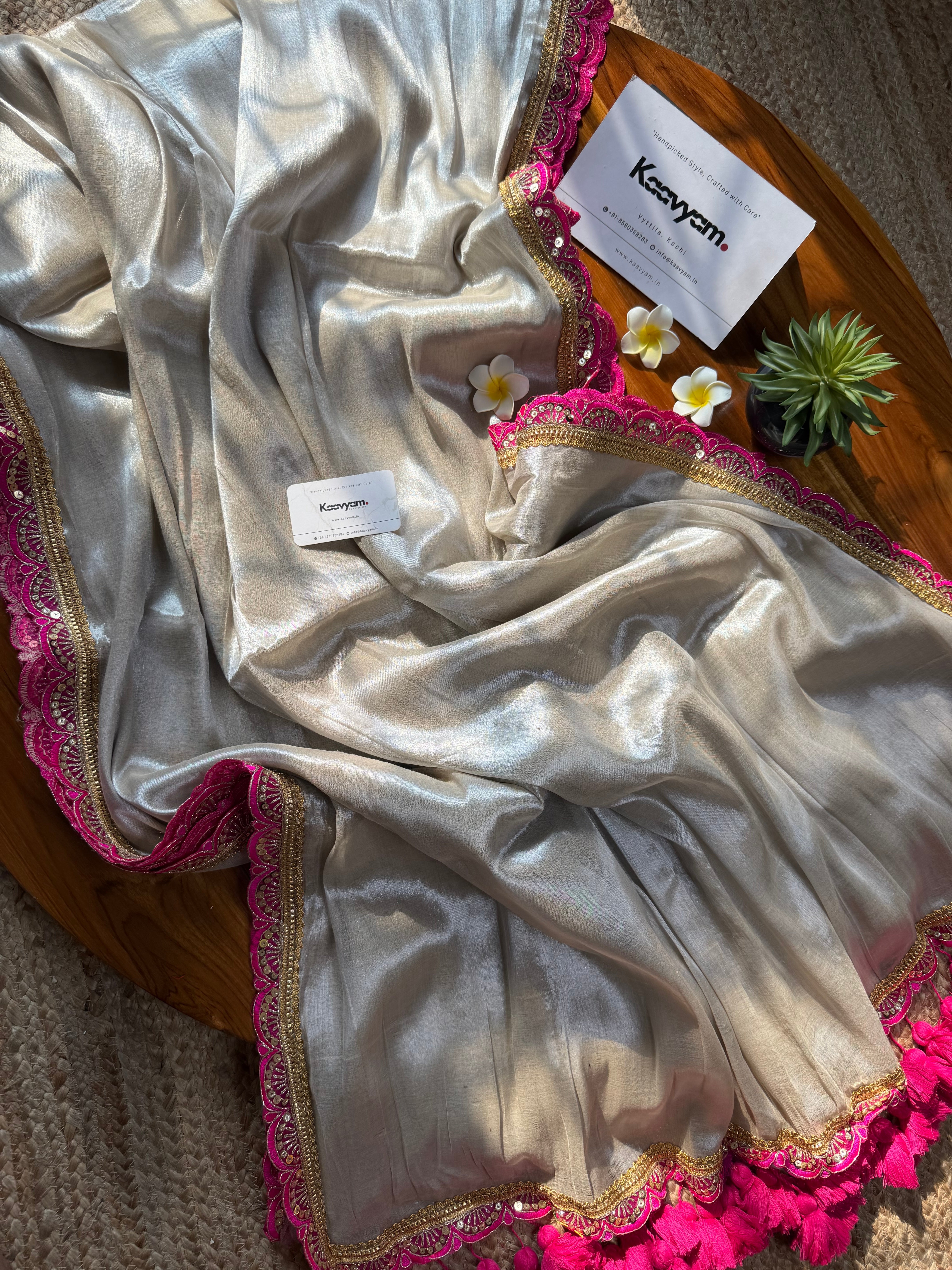 Raaga Tissue Lace Saree