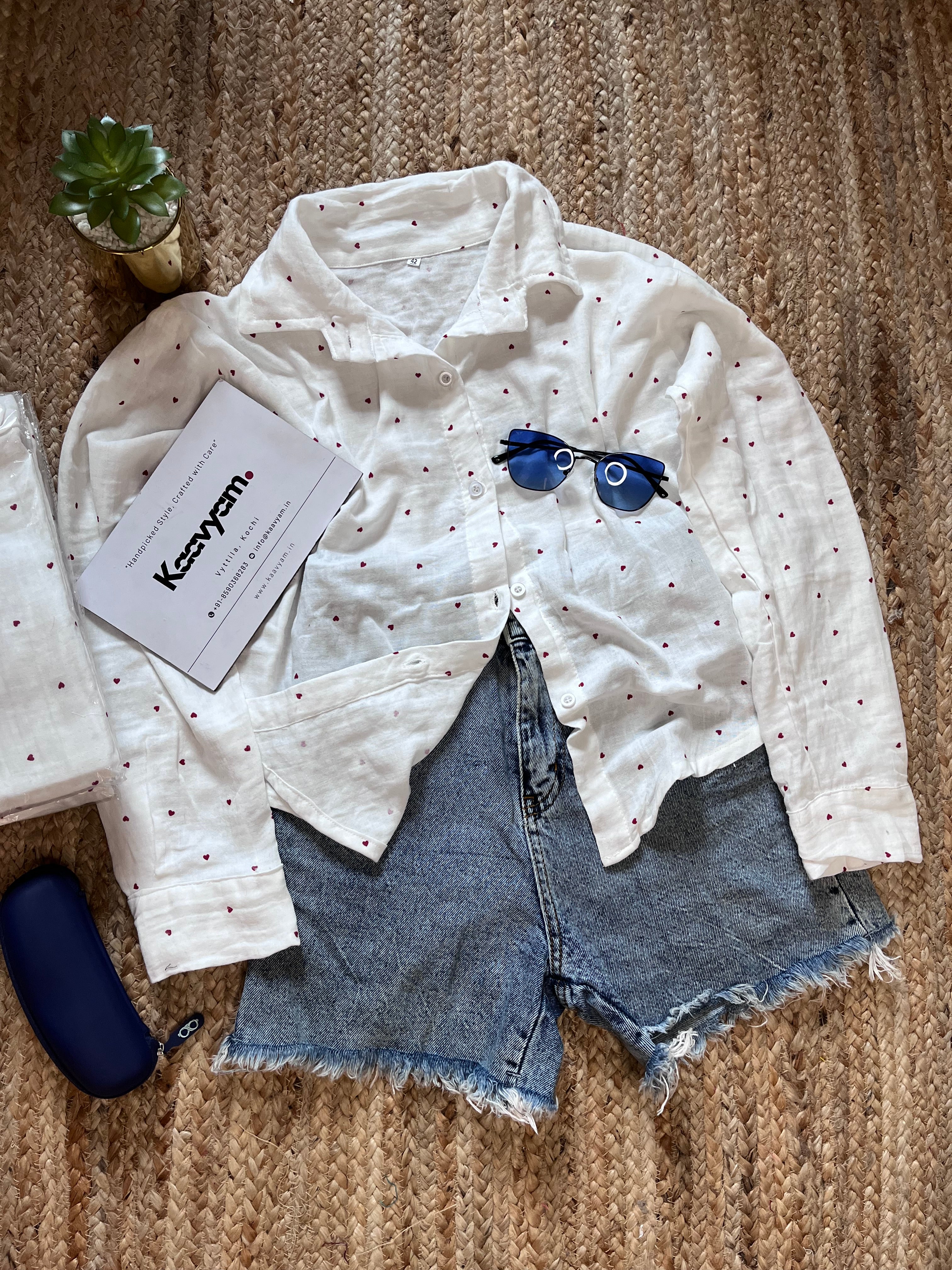 Heart Printed Shirt