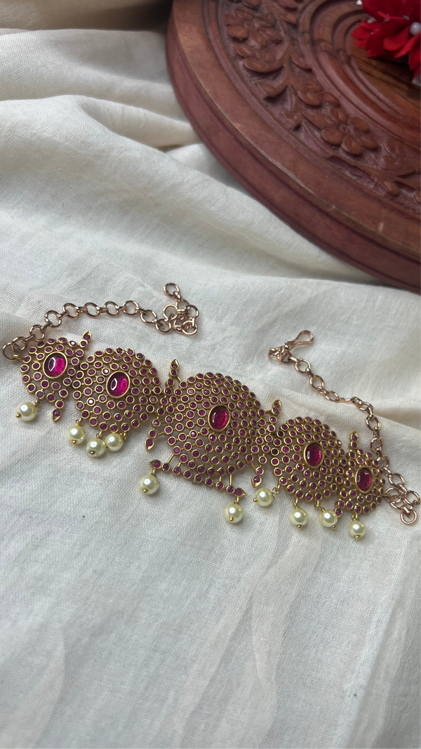 Antique High neck choker