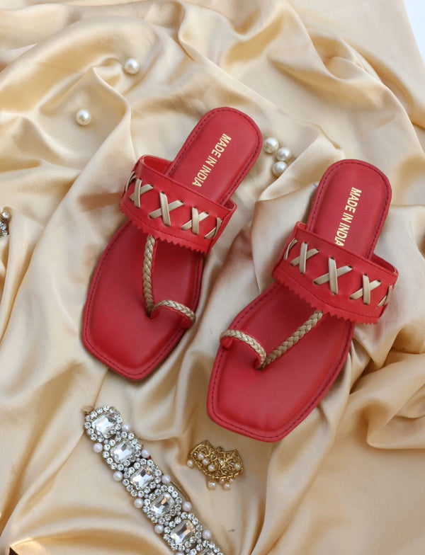 Toe Ring Flat Sandals