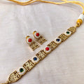 Antique Gold Polish Choker