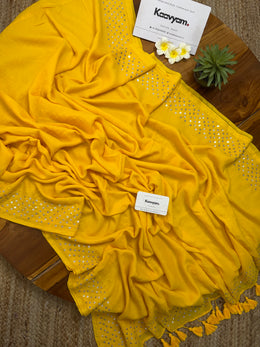Sparkle Sequins Mul Cotton Saree