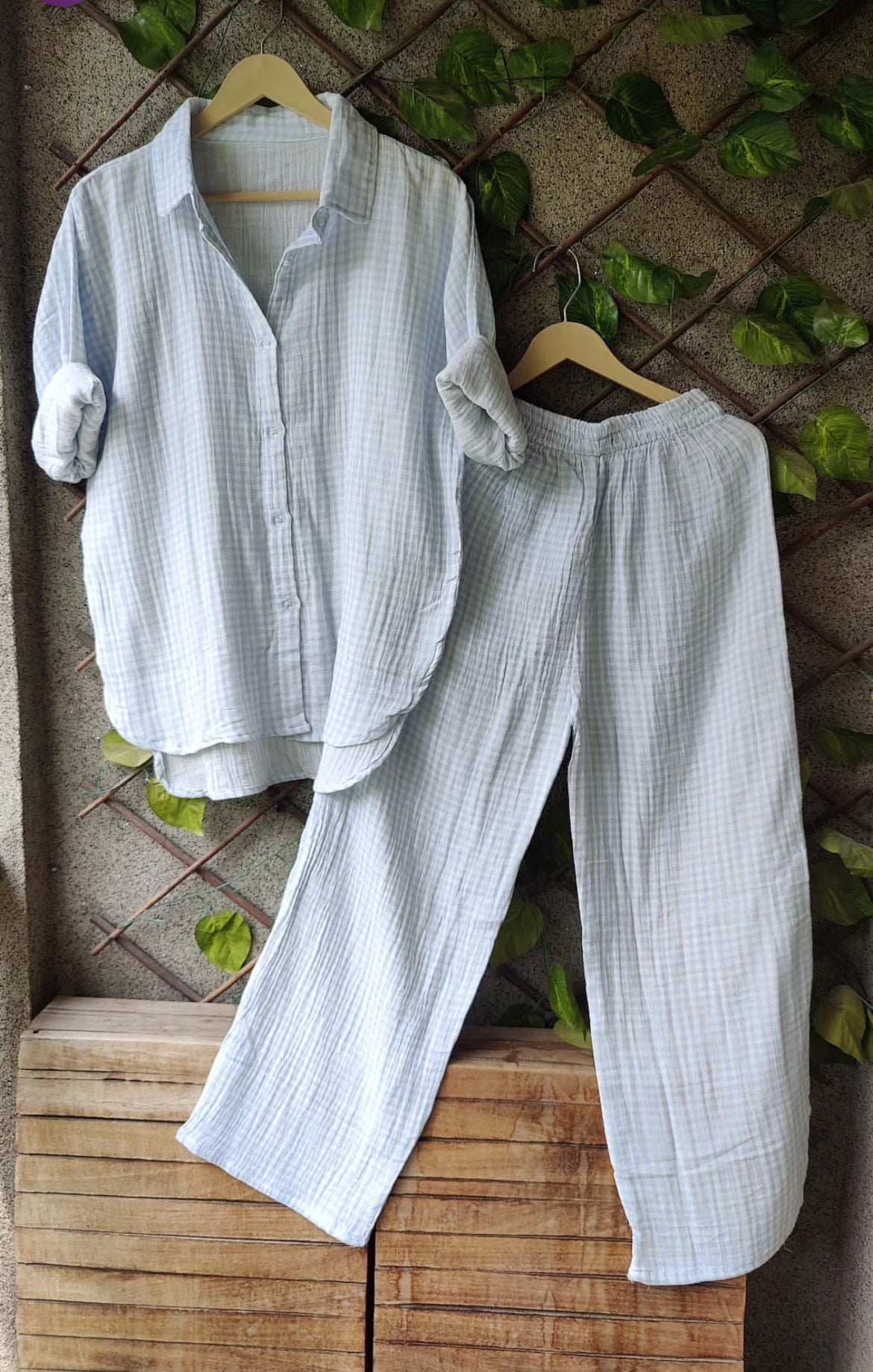 Check Cotton Co-ords Set