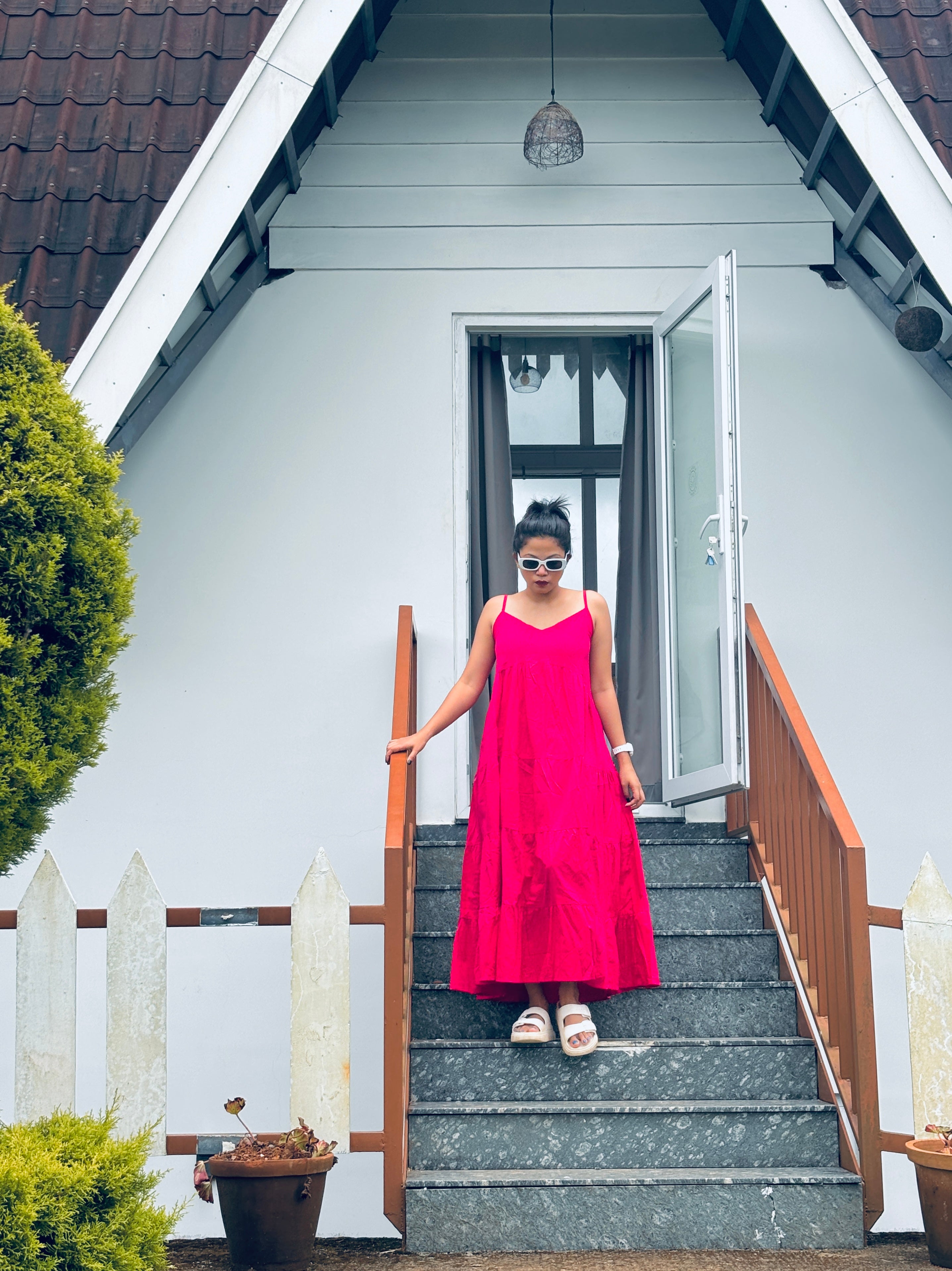 Cotton Strap Dress