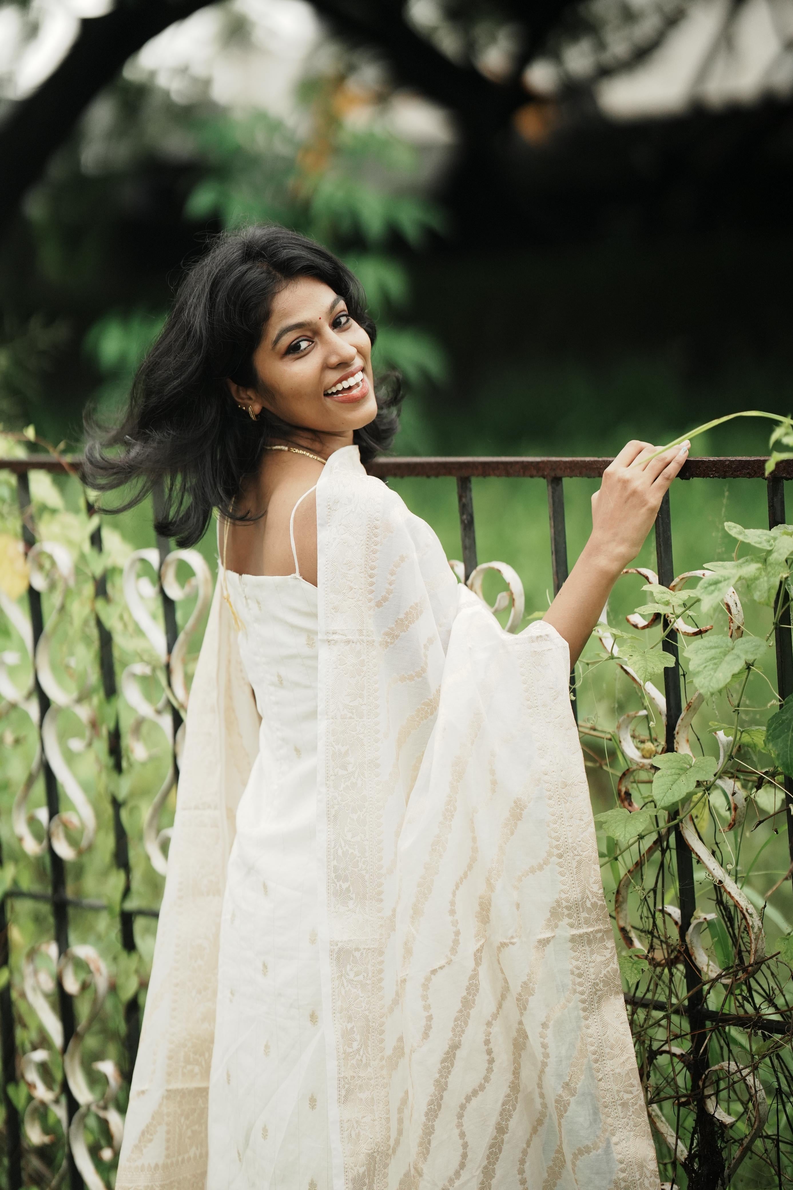 Banarasi Chanderi Onam Suits