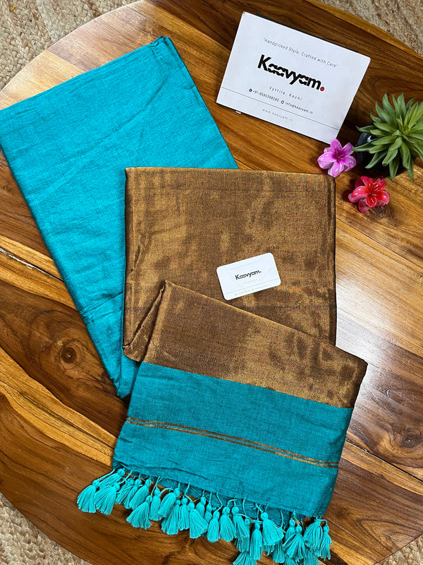 Tissue Pallu Mul Modal Saree