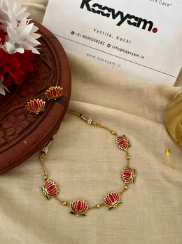 Manju Warrier  Lotus Neckpiece
