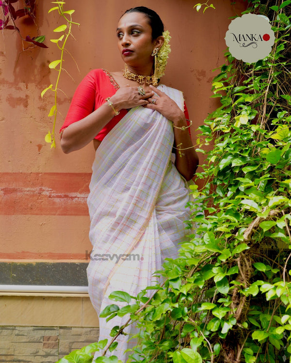 Kantha Embroidery Saree - MANKA