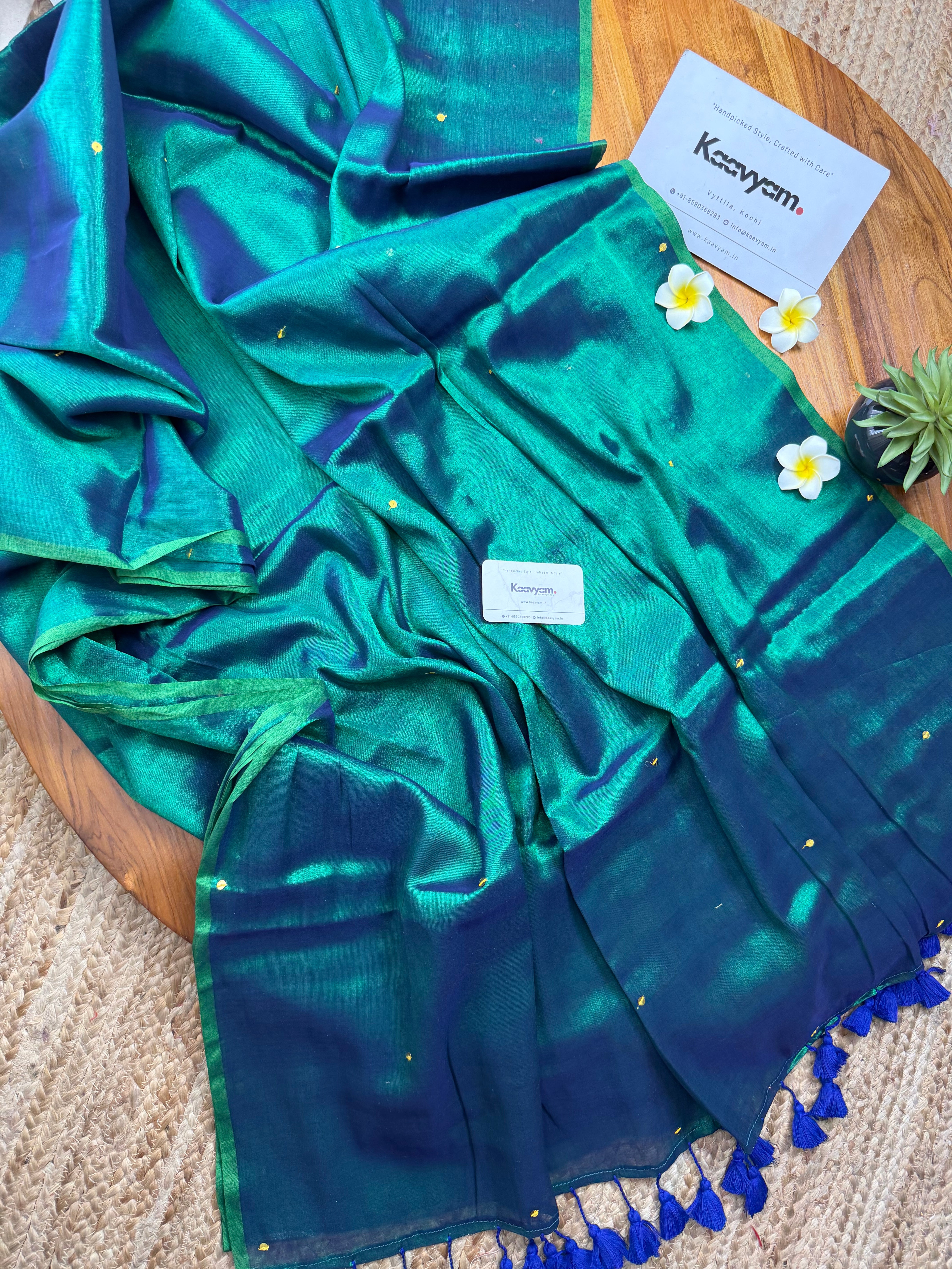 Ethereal Mayura Tissue Saree