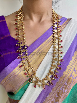 Coin Layer Haaram & Earrings