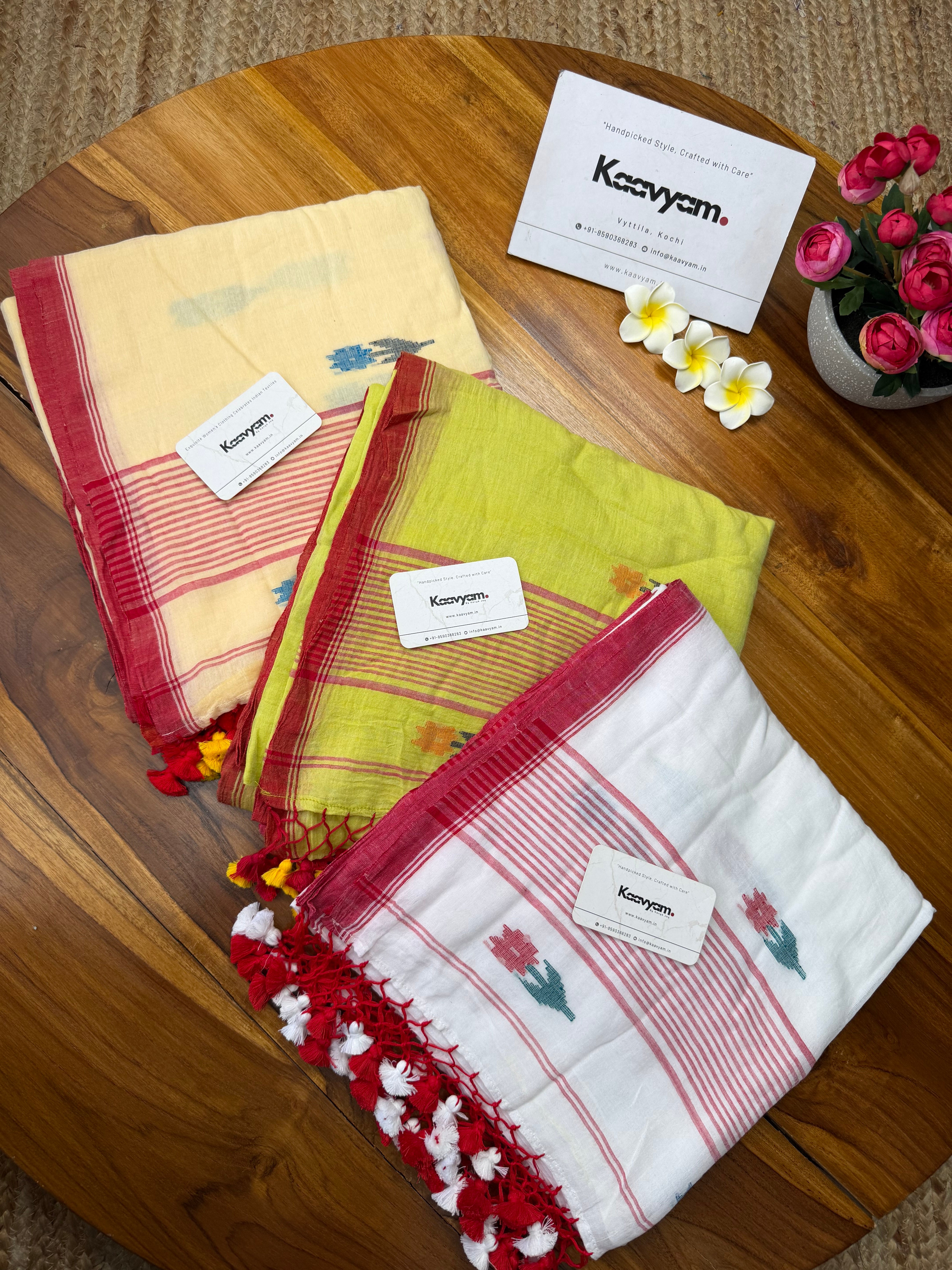 Phoolwari Jamdaani Saree