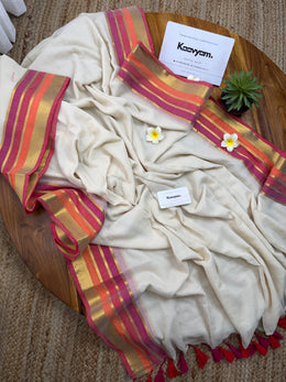 Rangoli Stripe Border Saree