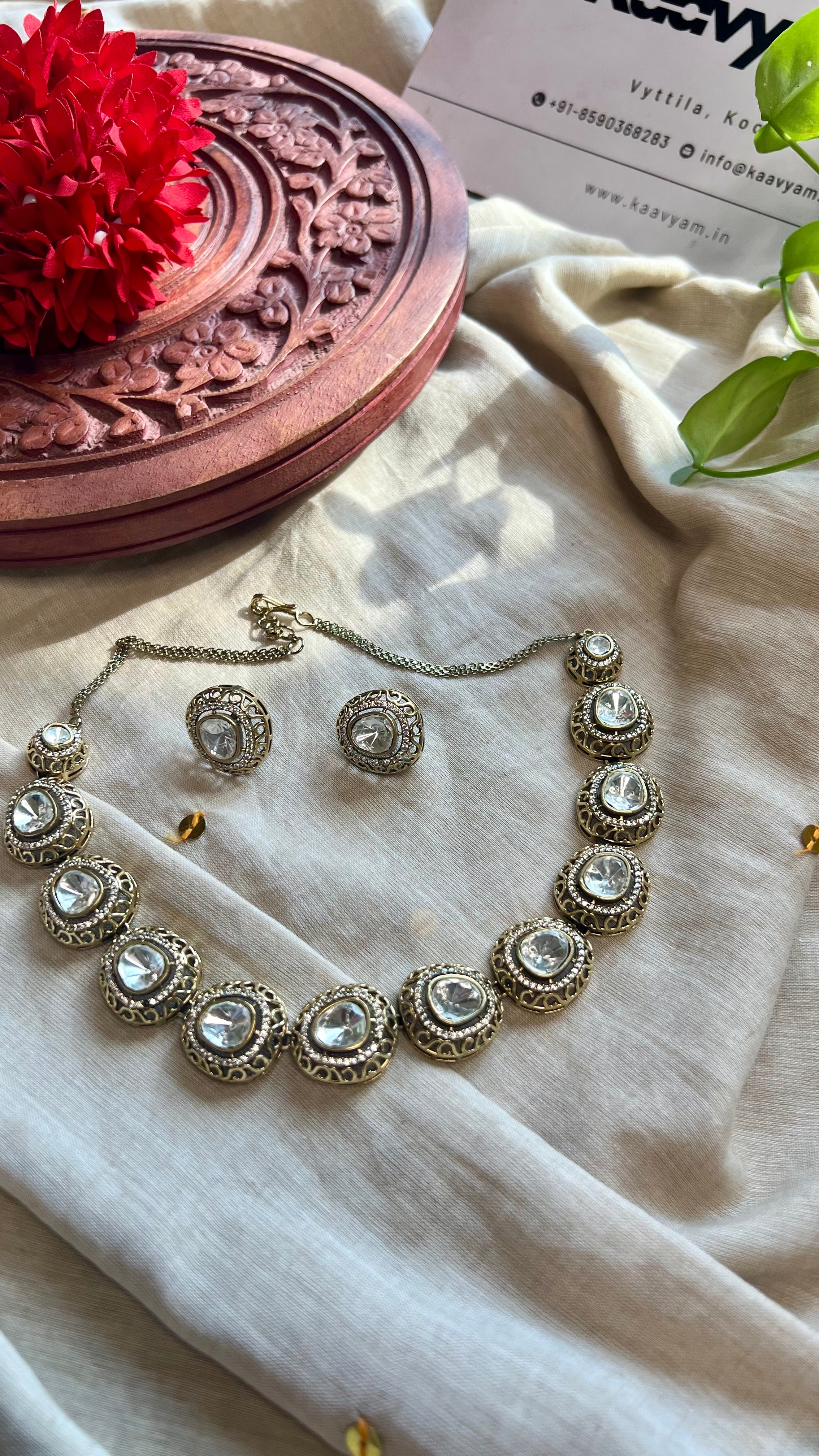 Antique Polki Victorian Necklace