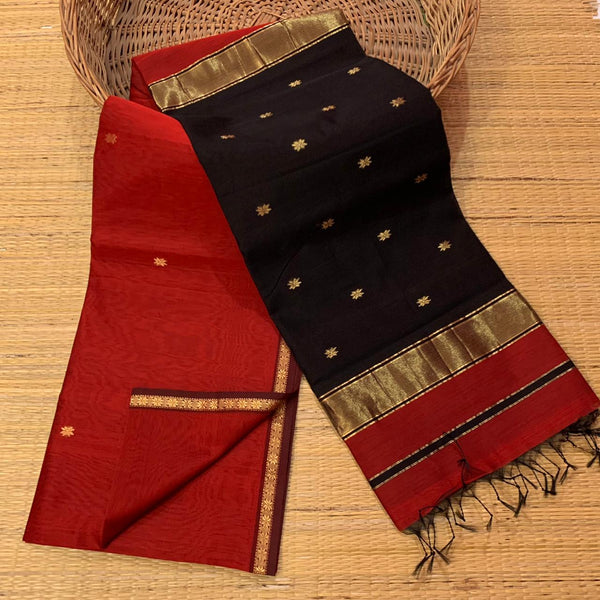 Maheswari Contrast Silk Sarees