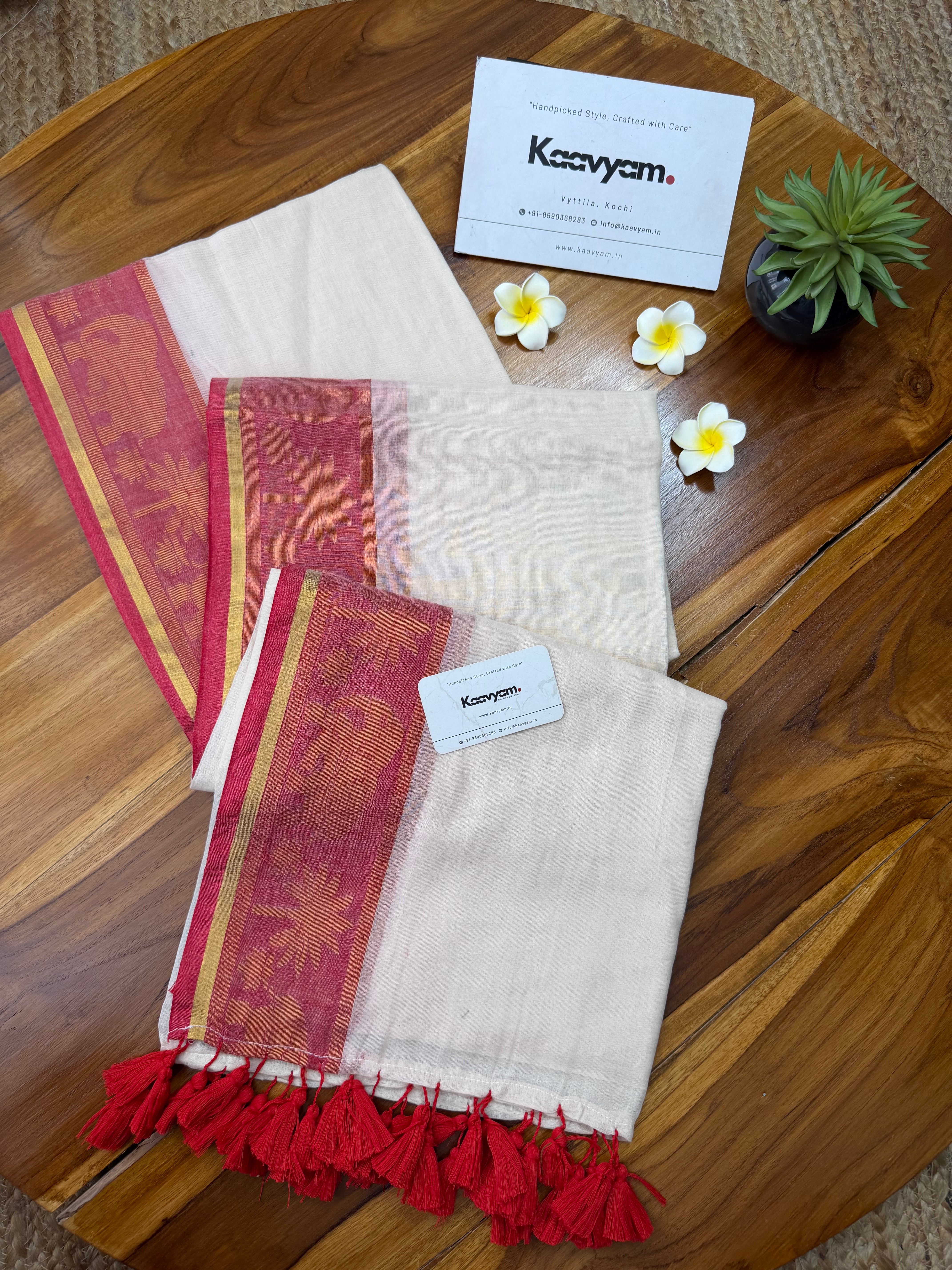 Malabar Majesty Mul Cotton Saree