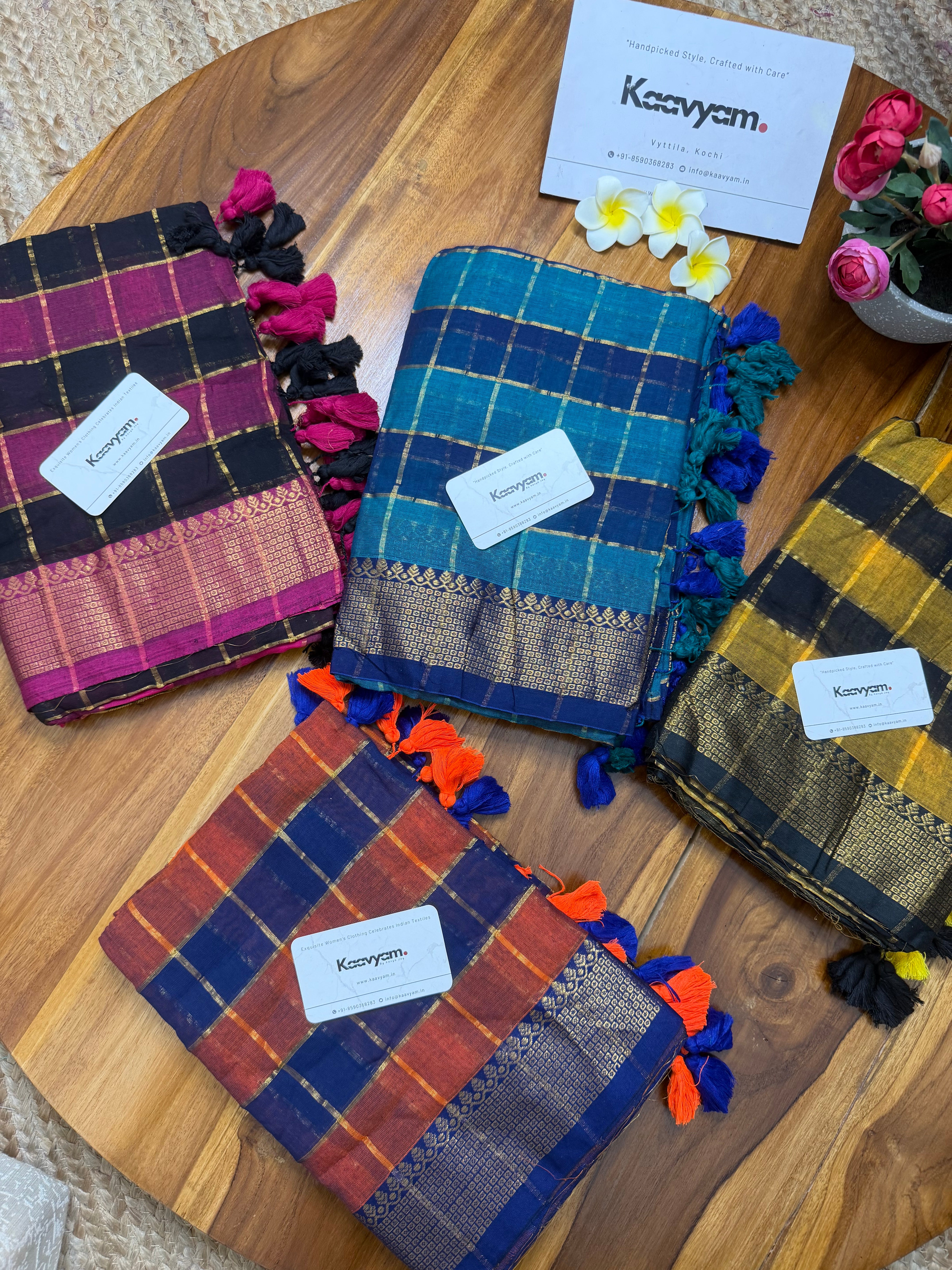 Pattarai Kanchi Checks Saree