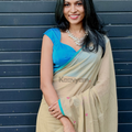 Pink Meadow Mul Cotton Saree