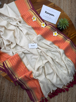 Citrus Kasav Mul Cotton Saree