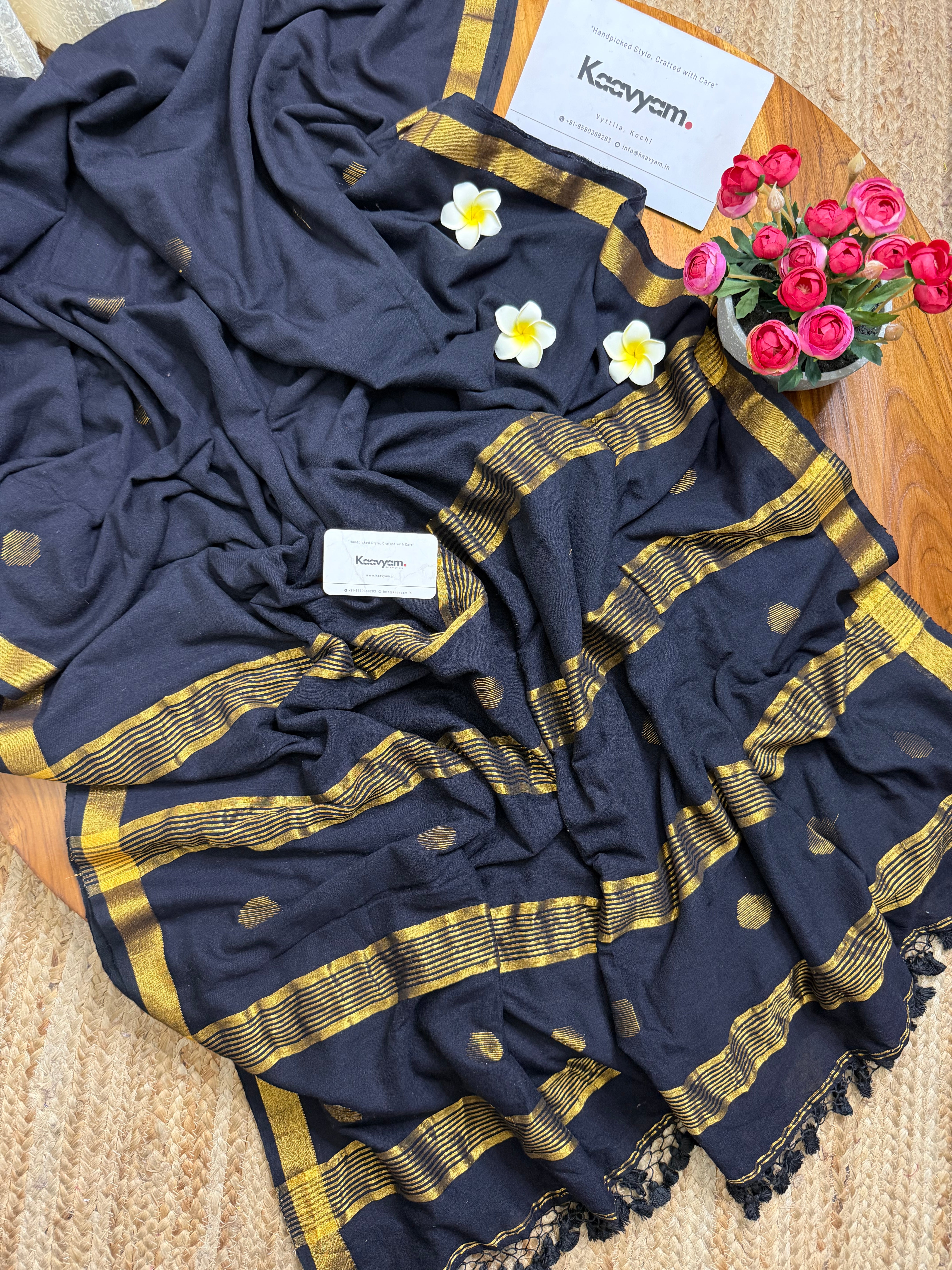 Black Moon Kasav Saree