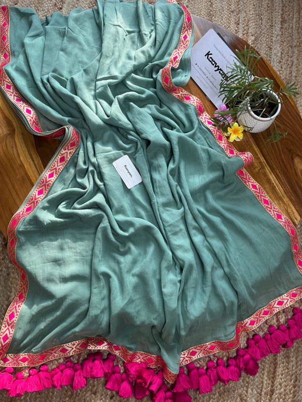 Summer Mul Cotton Lace Sarees