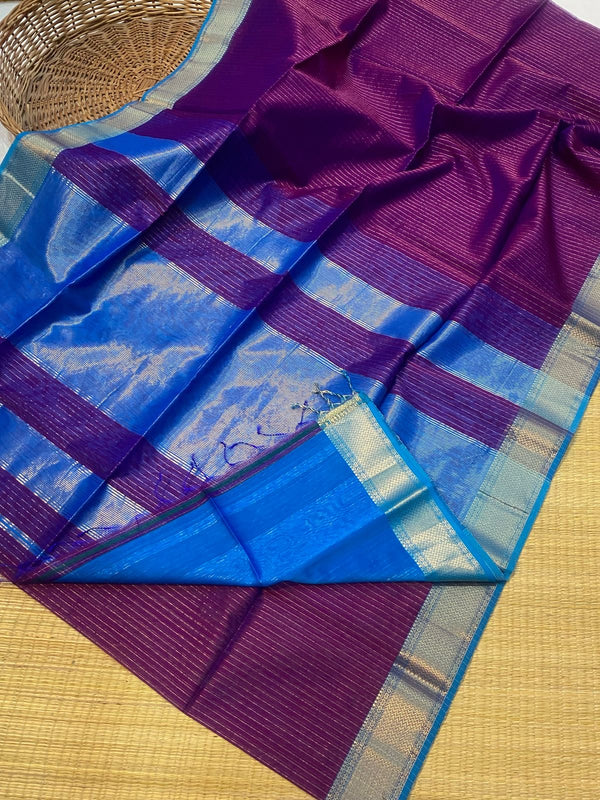 Maheshwari Handloom Stripe Saree