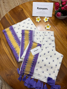 Temple Polka Saree