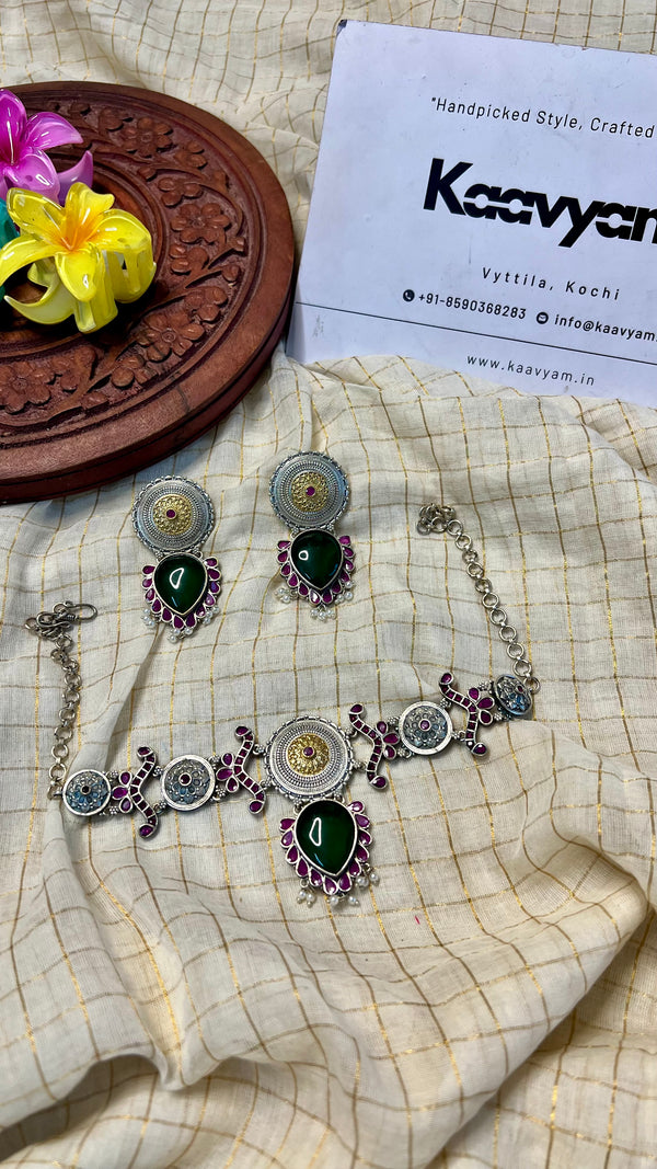 Duel Tone Antique Choker