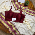 Ikat Kasav Mul Cotton Saree