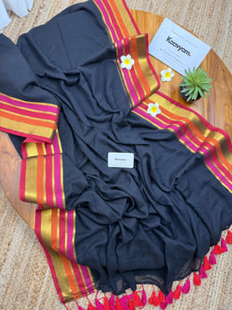 Rangoli Stripe Border Saree