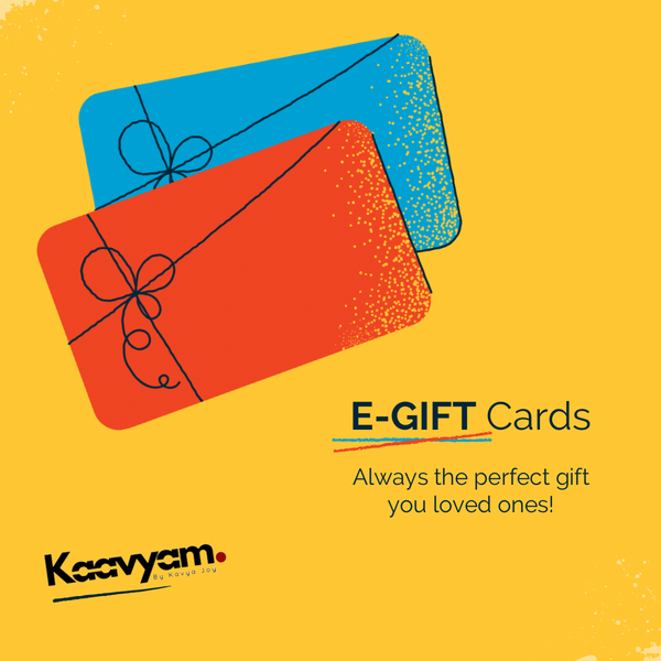 Kaavyam Gift Cards: The Perfect Present for Every Occasion