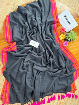 Minimal Border Mul Cotton Saree