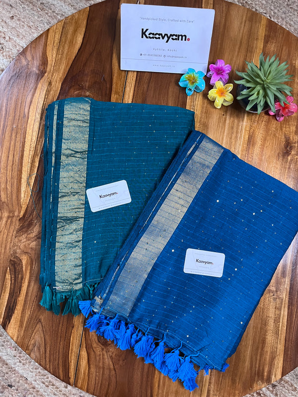 Designer Sequins Mul Modal Saree