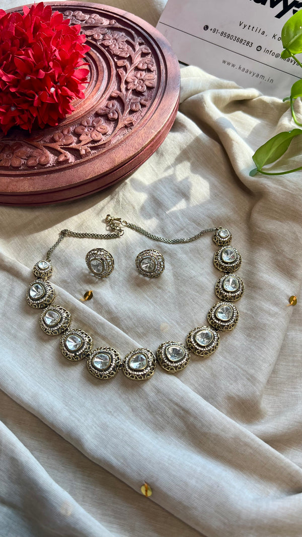 Antique Polki Victorian Necklace