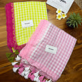 Picnic Checks Lace Saree