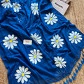 Daisy Handpainted Mul cotton Saree