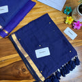 Anna Ben Inspired Goldy Mul Cotton Saree