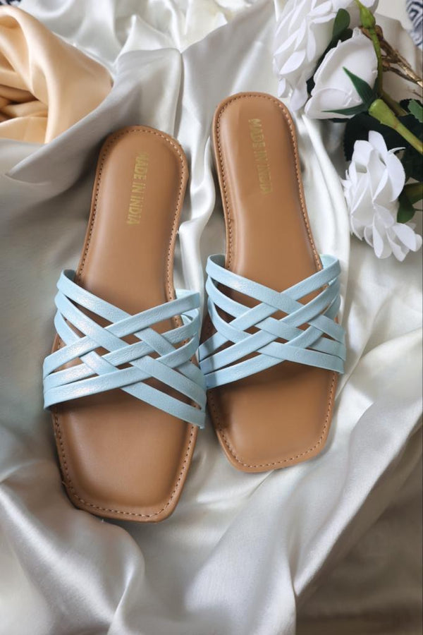 NETWORK SLIDER SLIP ON SANDALS