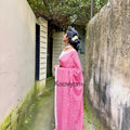 Checks Mul Cotton Saree