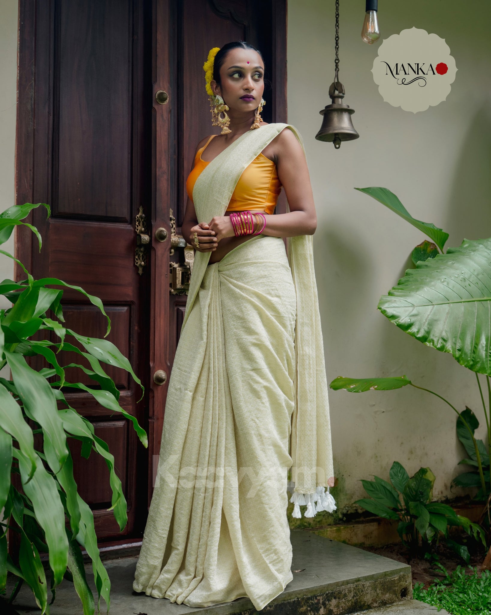Cotton Zari Woven Saree - MANKA