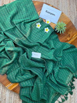 Check Mul Cotton Saree