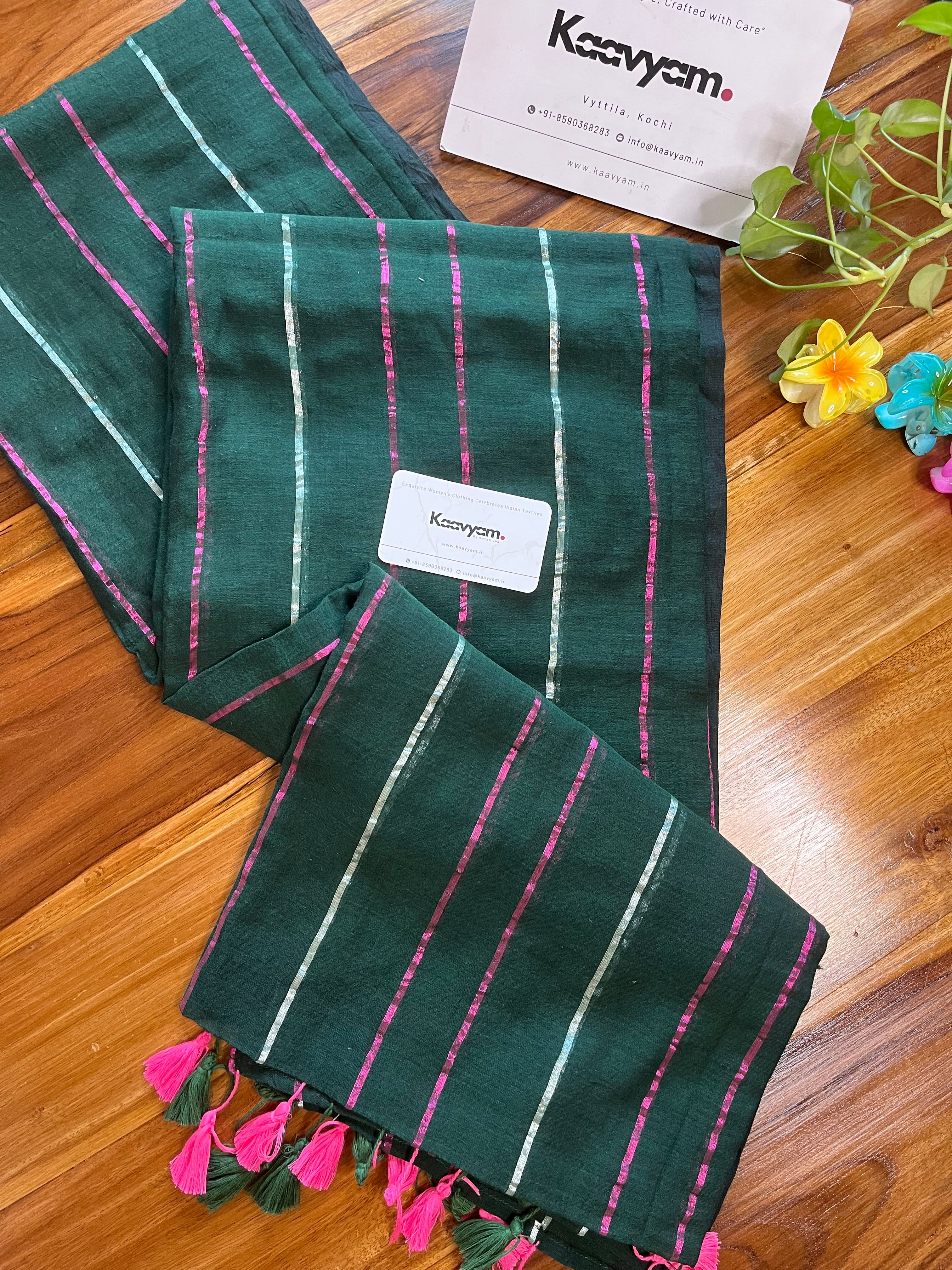 Minimal Stripes Mul Cotton Saree