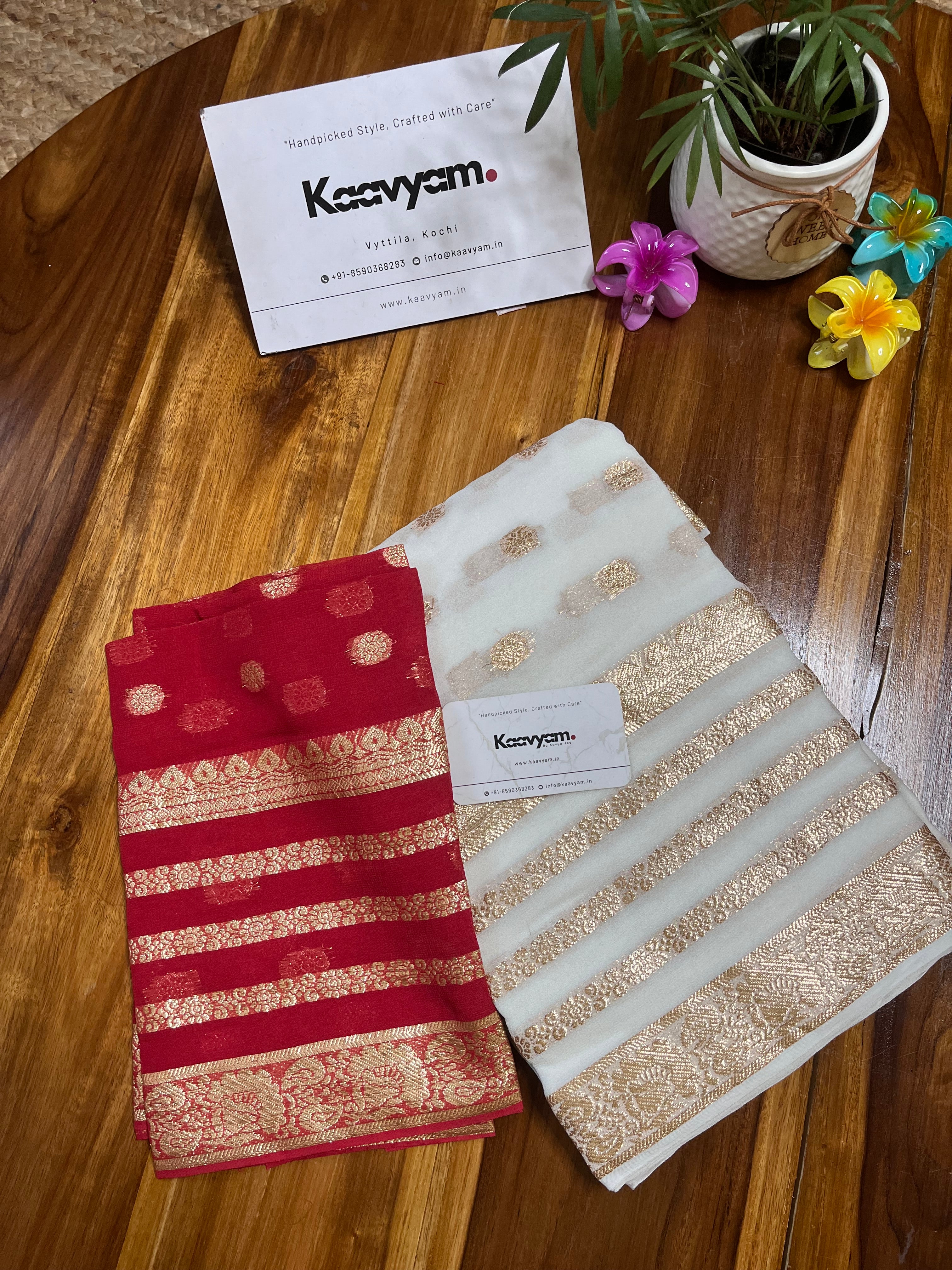 Georgette Saree and BP