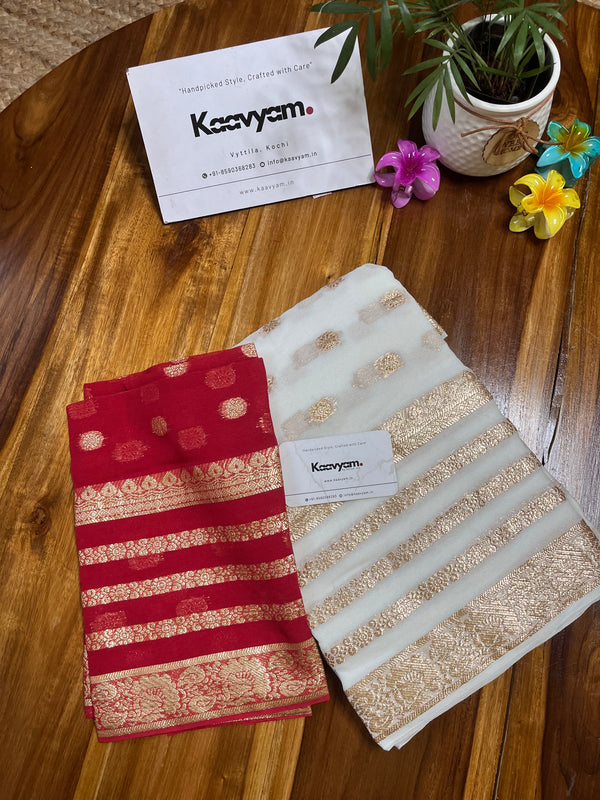 Georgette Saree and BP