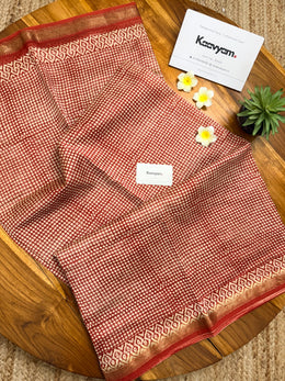 Vintage Bagru Saree