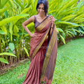 Choco Mul Cotton Saree