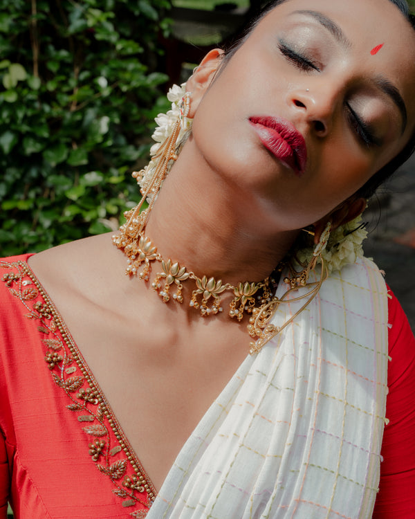 Golden Lotus Choker