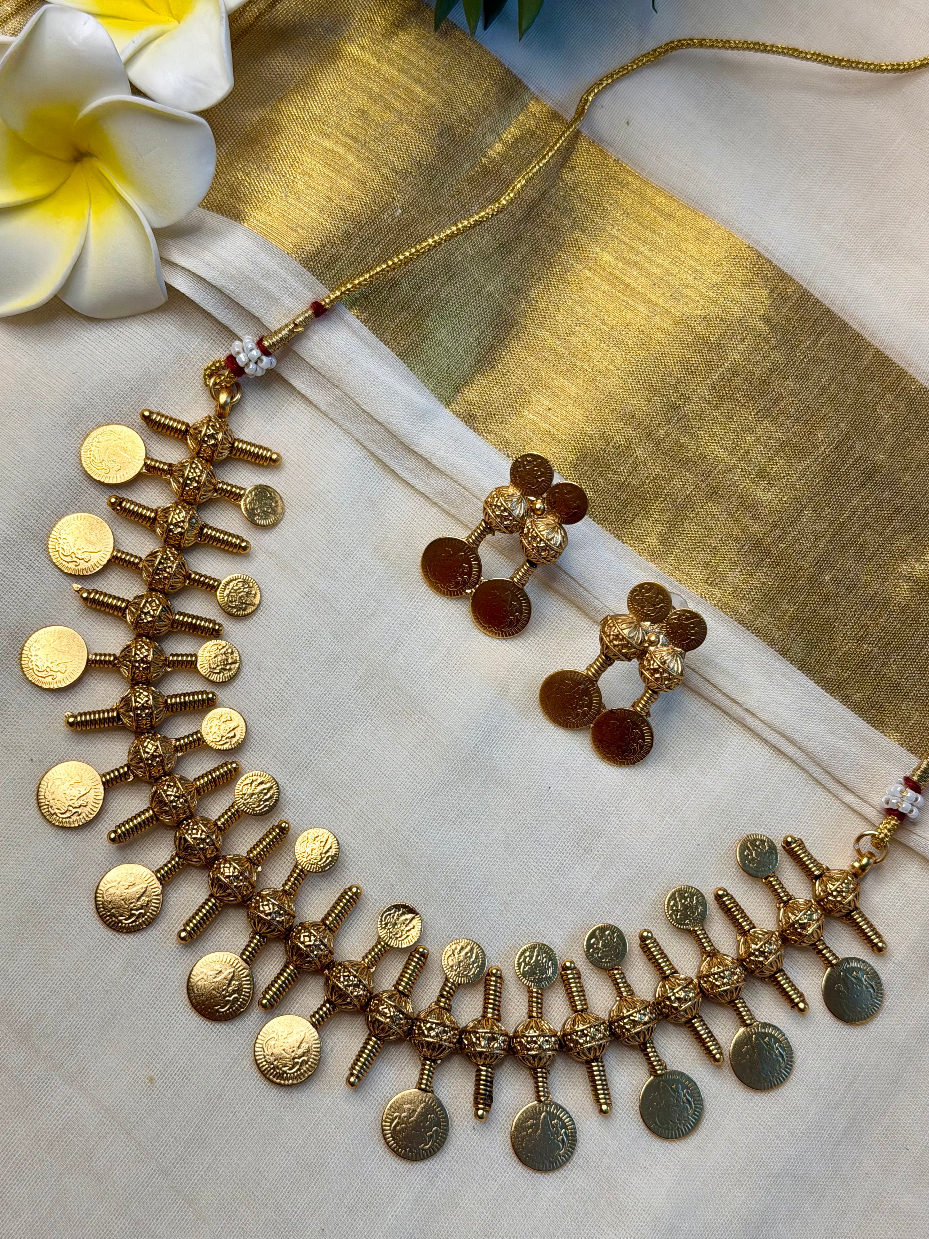 Lakshmi Coin Necklace