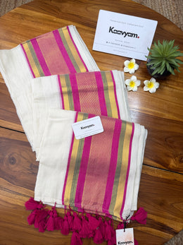Pink Kasav Saree