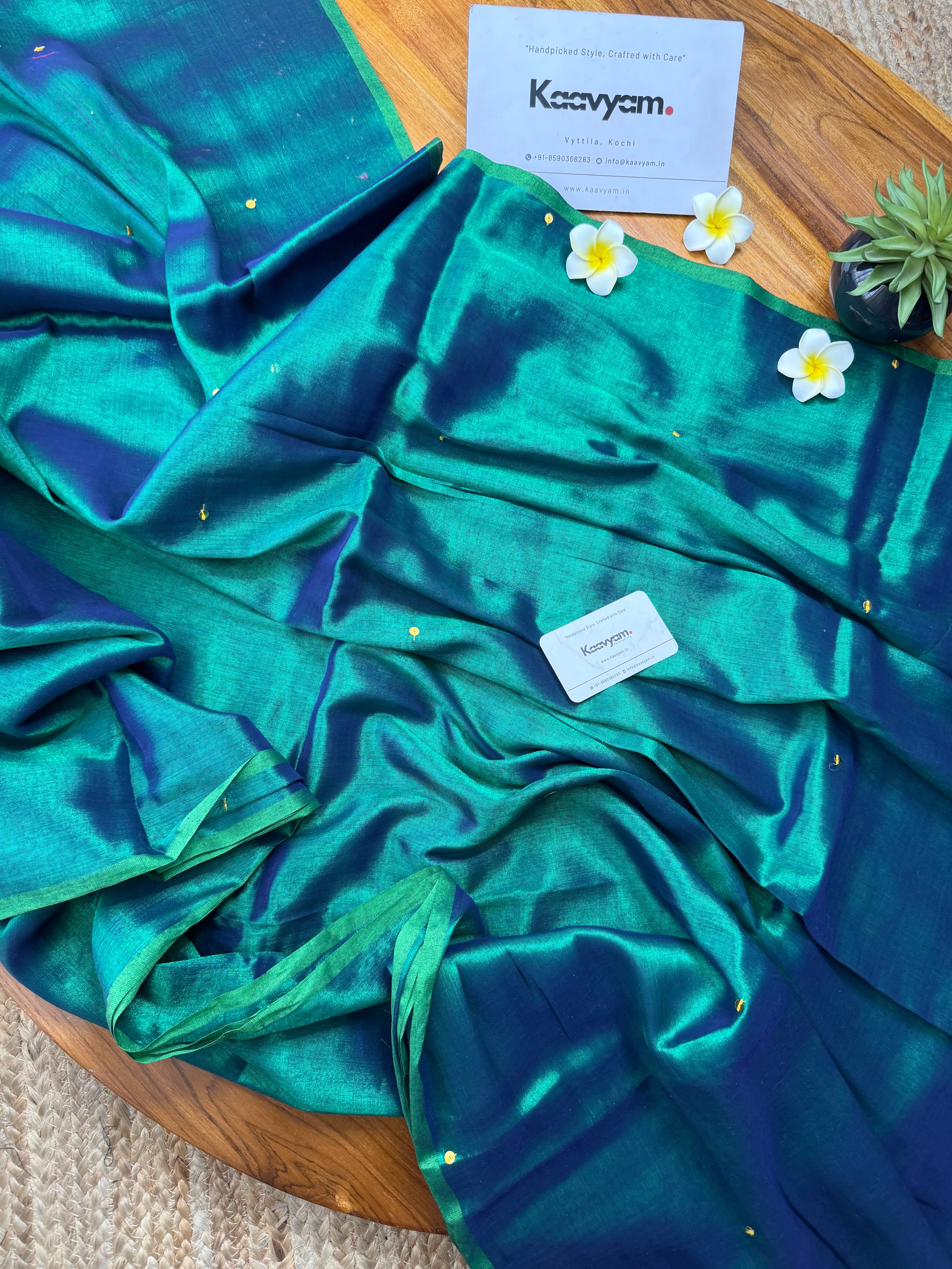 Ethereal Mayura Tissue Saree