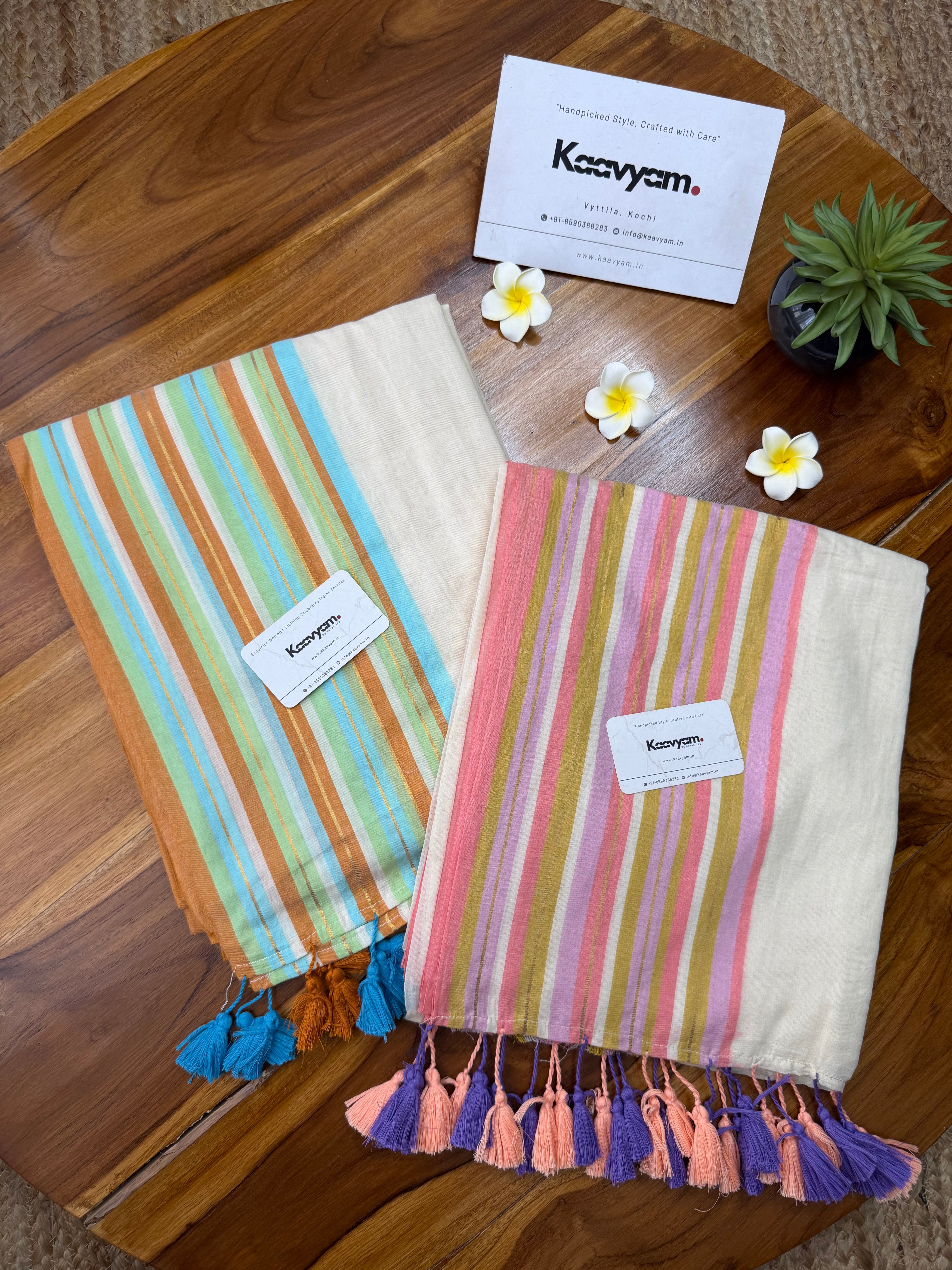 Pastel Mosaic Saree